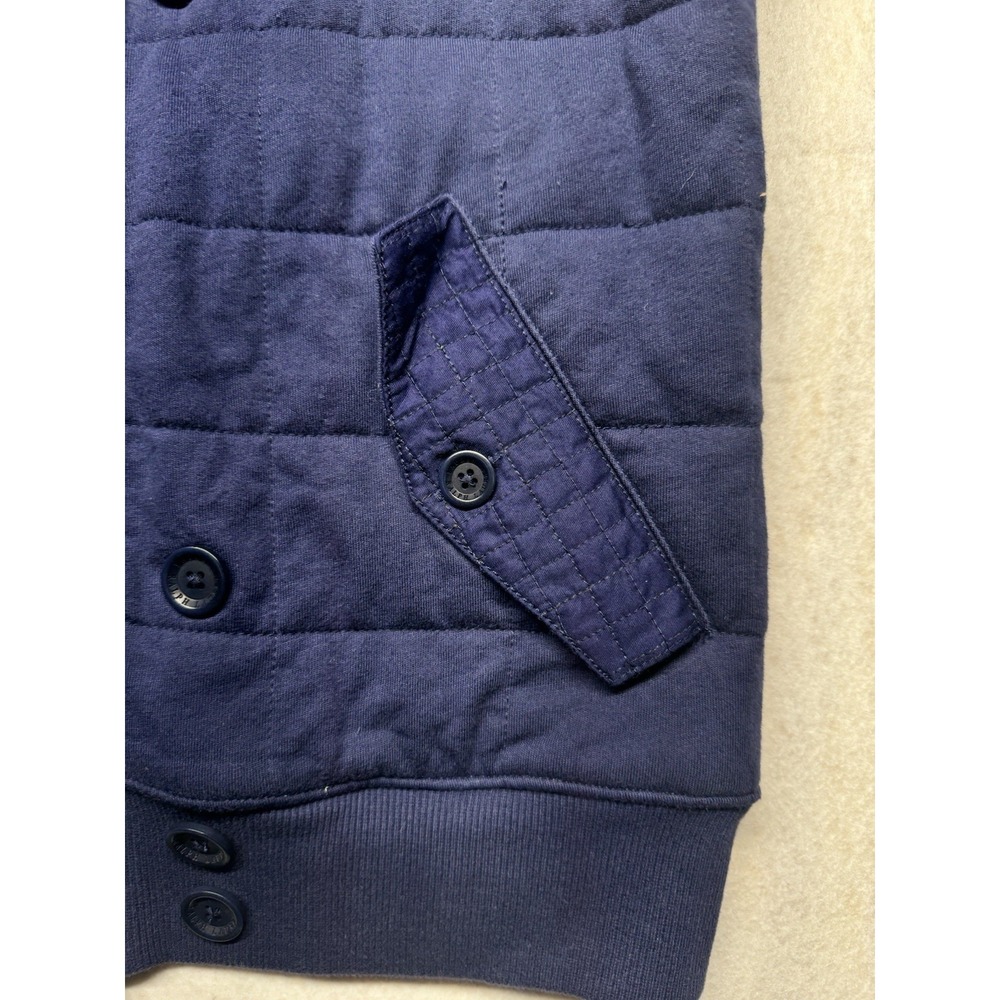 Lauren Ralph Lauren Quilted Vest Womens XS Navy Blue Full Zip Button - Picture 11 of 12
